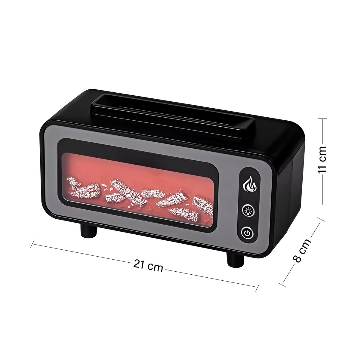 Humidificador Chimenea LED Difusor Aromas