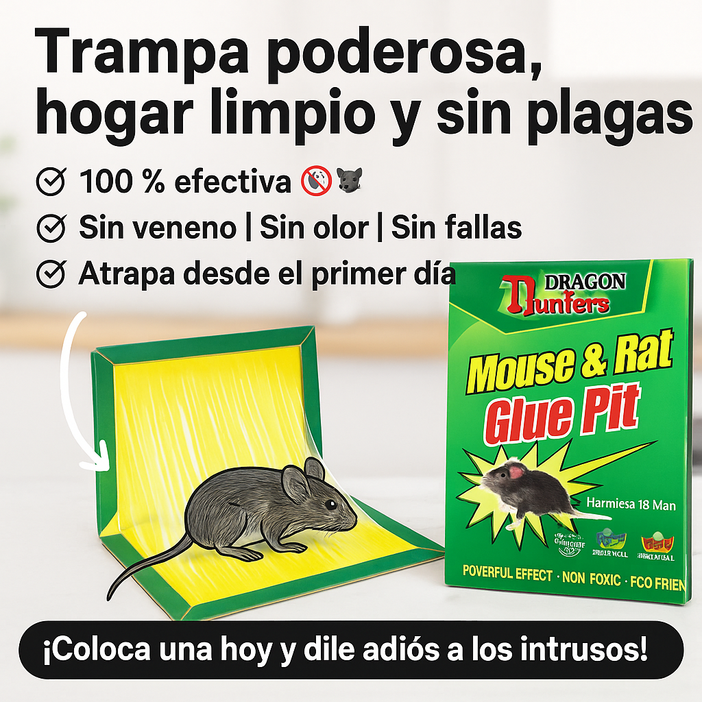 OFERTA 12 TRAMPAS PARA RATAS X $24.99