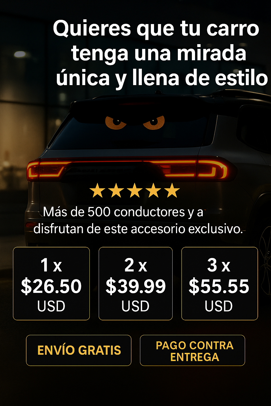 OJOS LED PARA CARRO