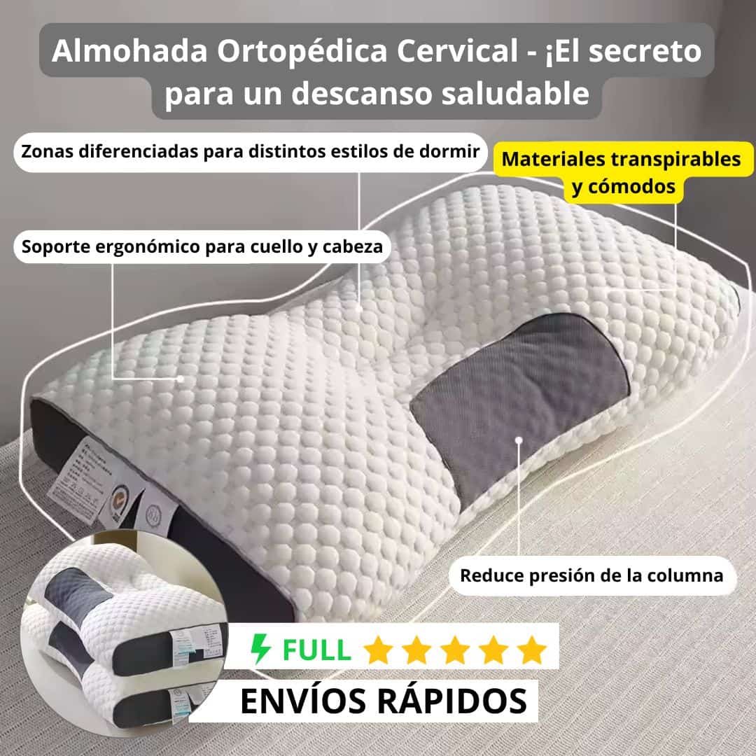 Almohada cervical de espuma viscoelástica T
