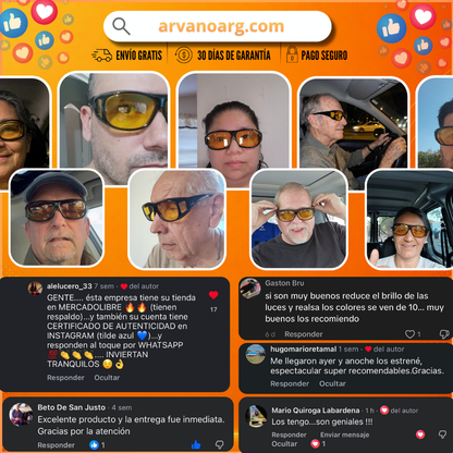 Anteojos Antiencandilantes ARVANO