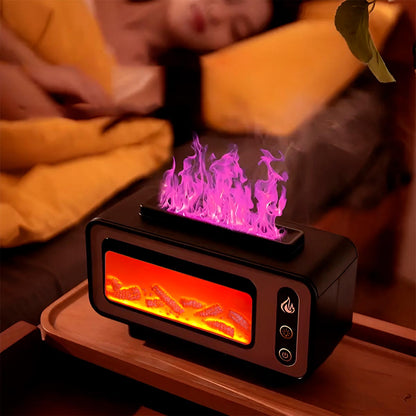 Humidificador Chimenea LED Difusor Aromas