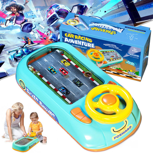 Simulador Infantil con Volante Interactivo