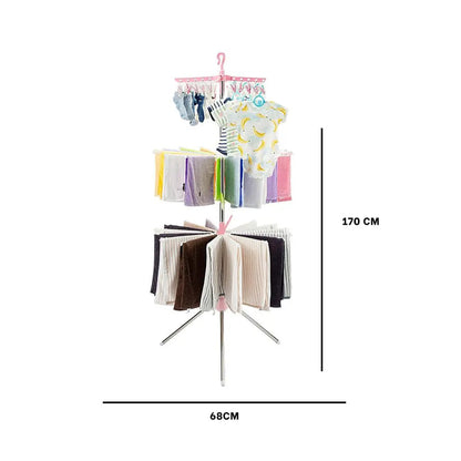 Tendedero plegable 360- 3 Niveles de secado rápido