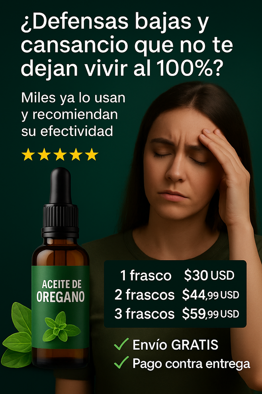 Aceite de Orégano Silvestre Orgánico
