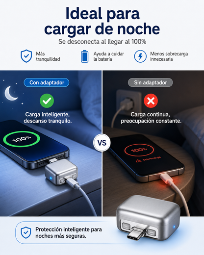 Adaptador Inteligente de Carga USB-C con Expulsión Automática