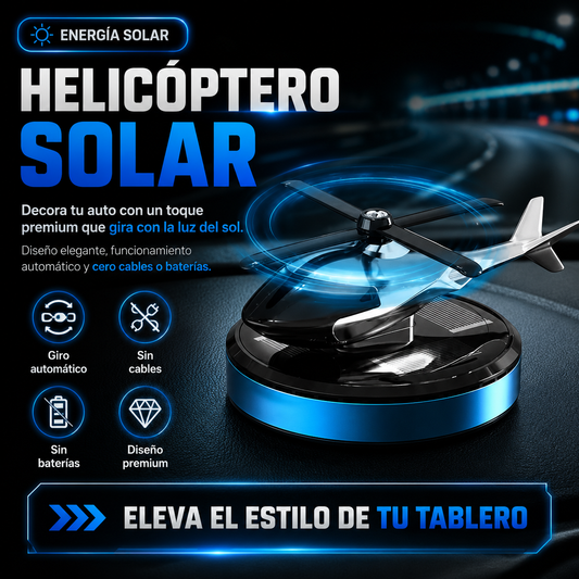 HELICOPTERO SOLAR AMBIENTADOR