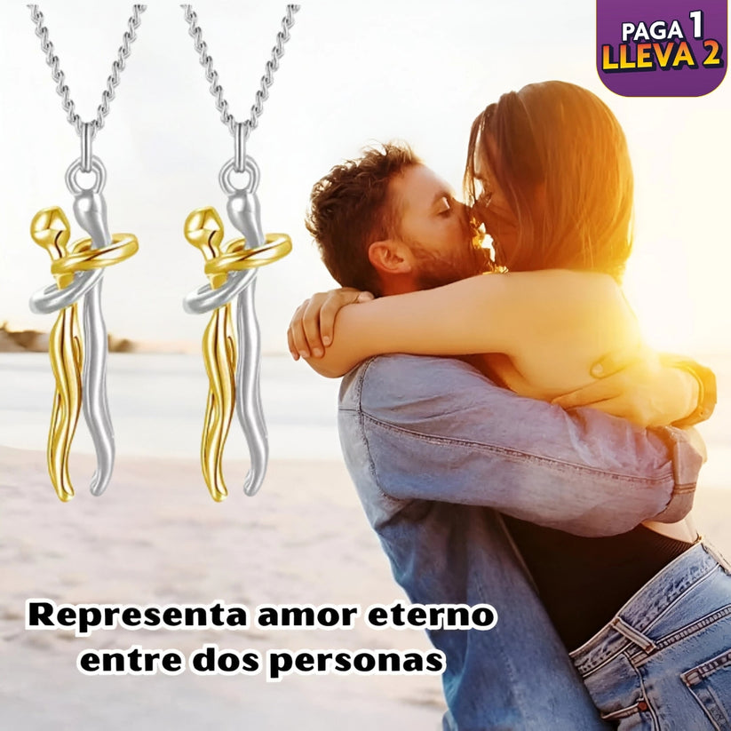 Collar abrazo pareja - Diseño y significado PAGA 1 LLEVA 2