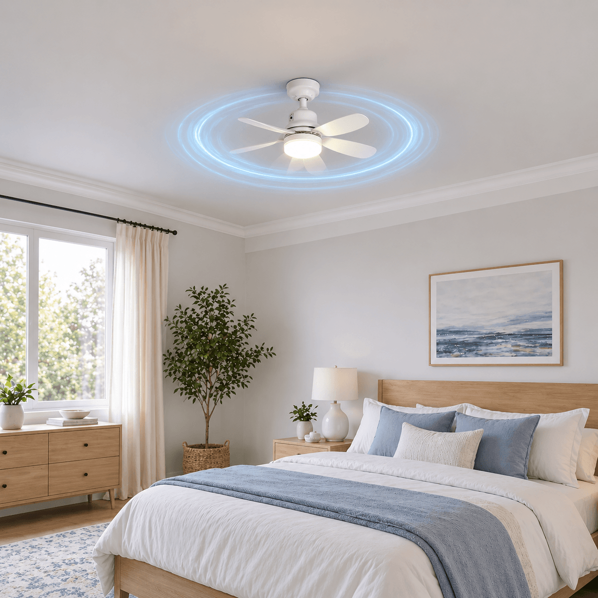 Ventilador de Techo con Luz Led