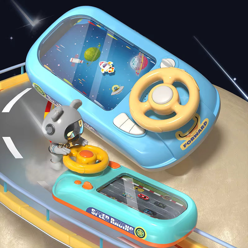 Simulador Infantil con Volante Interactivo