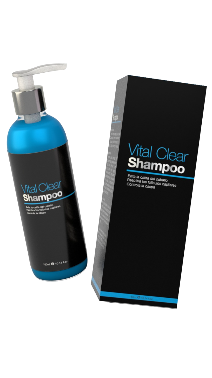 Vital Clear Shampoo Anticaspa y Caida + Envio gratis