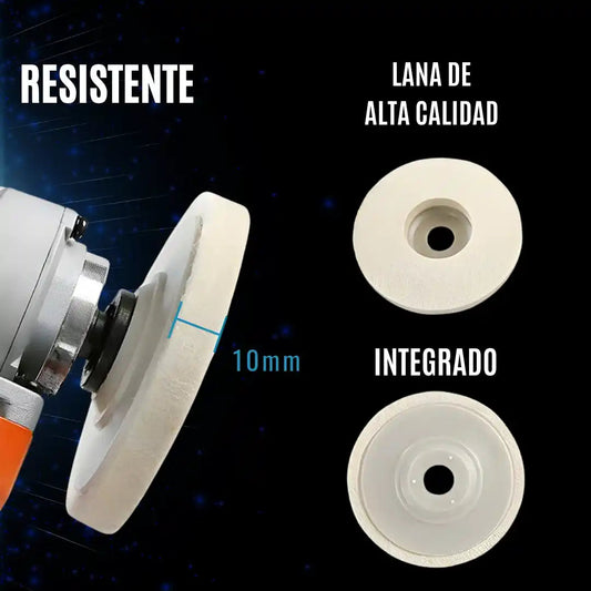 Disco Pulidor de Lana Brillante (3 X $25)