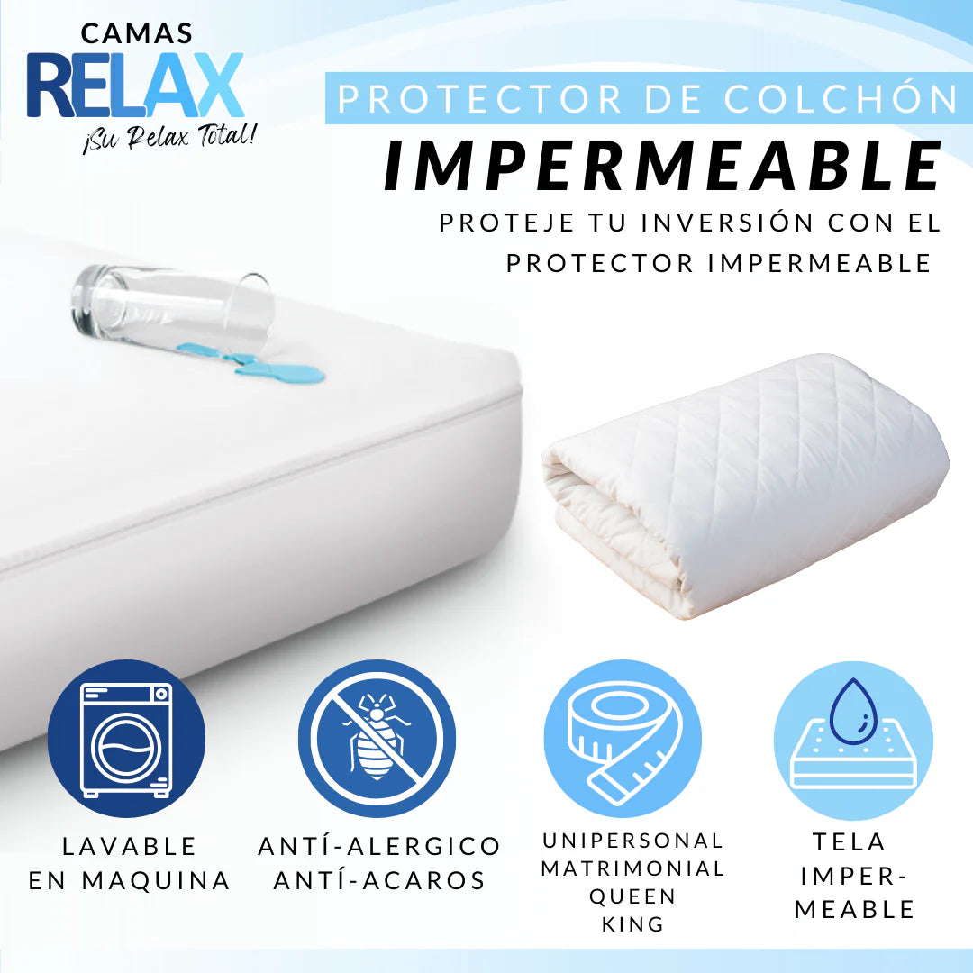 PROTECTOR DE COLCHON IMPERMEABLE