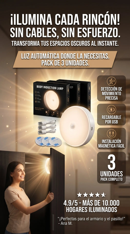 Lampara con sensor de movimiento
