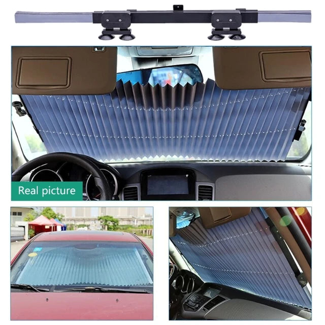 PARASOL RETRÁCTIL PARA AUTO 🚗⛱️