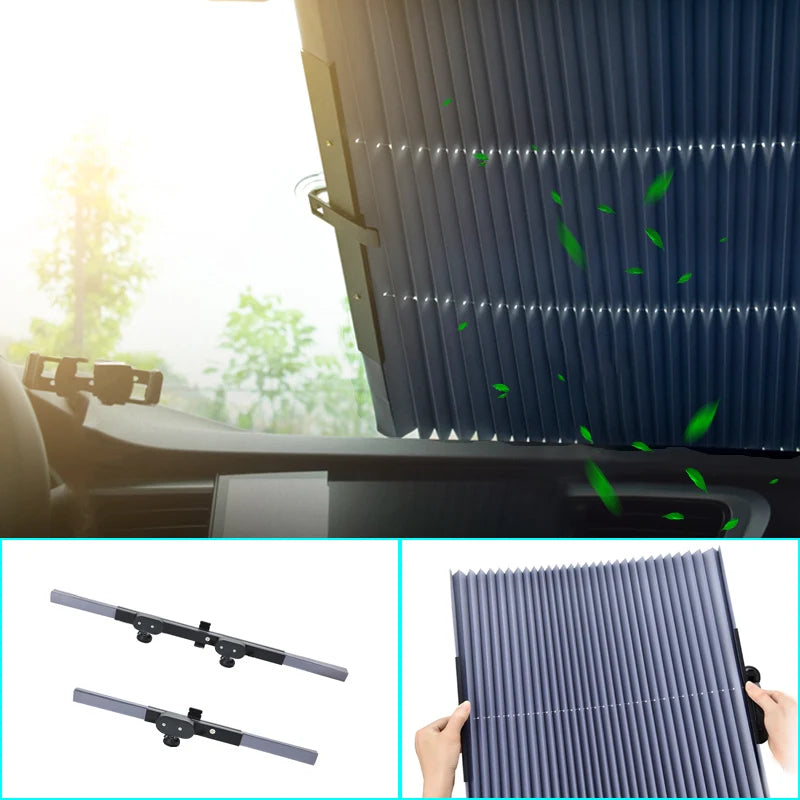 PARASOL RETRÁCTIL PARA AUTO 🚗⛱️